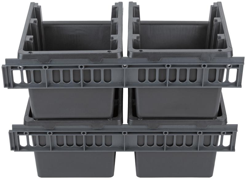  Набор лотков для крепежа (12шт лотков 225х125х125мм+6шт планок) черн. MOS 65702М фото в каталоге от BTSprom.by