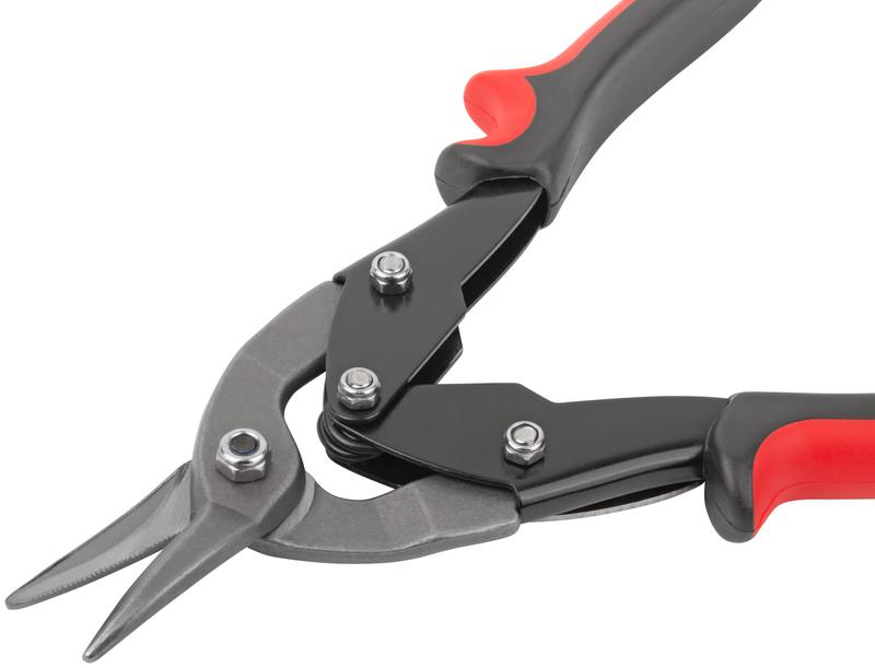  Ножницы по металлу усиленные CrV профи прорезиненные ручки левые 250мм FIT 41571 фото в каталоге от BTSprom.by