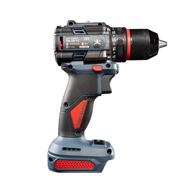  Дрель-шуруповерт DB-20-13 (без АКБ и заряд. устр.) КВТ 104534 фото в каталоге от BTSprom.by