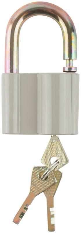  Замок навесной корпус из алюм. сплава 55х42мм стальная дужка 10мм КУРС 67015 фото в каталоге от BTSprom.by