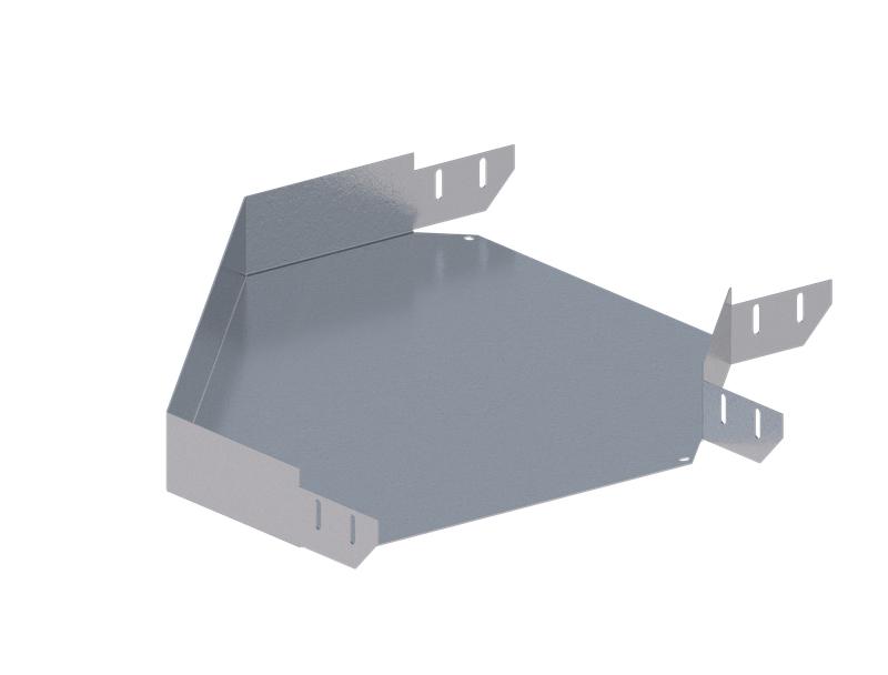 Лоток монтажный угловой горизонтальный 90град. 500х100 сталь 1.2мм ЛУ90Г.500.100.728.1.2.15 СОЭМИ Н0121310637 от BTSprom.by