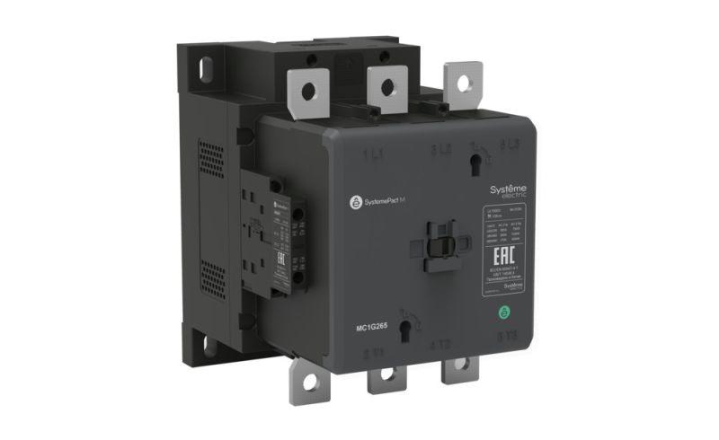 контактор mc1g 3п 330а кат. 100-250в ac/dc 2но+2нз se mc1g330kue от BTSprom.by
