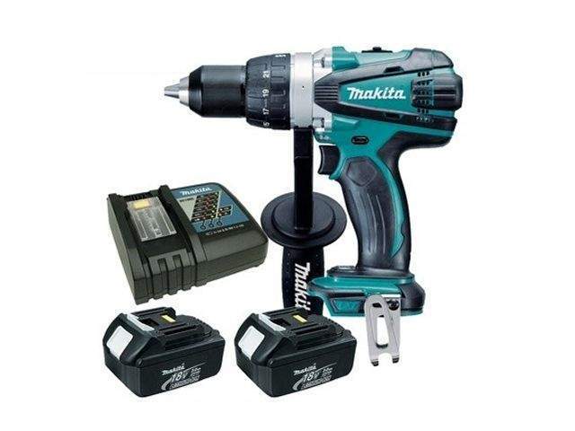 аккум. дрель-шуруповерт makita lxt ddf 458 rfe в чем. (18.0 в, 2 акк., 3.0 а/ч li-ion, 2 скор., 91 нм, шурупы до 12 мм) от BTSprom.by