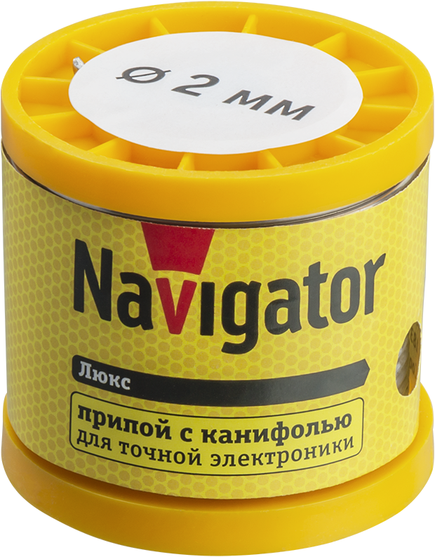 припой 93 087 nem-pos02-61k-2-k200 (пос-61; катушка; 2мм; 200 г) navigator 93087 от BTSprom.by