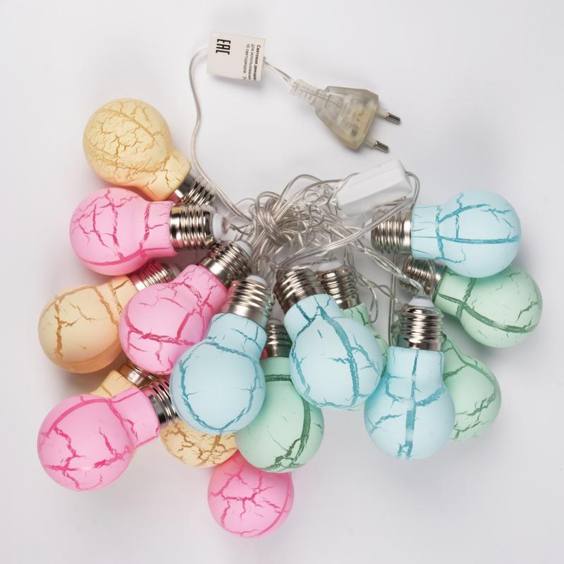 гирлянда "лампочки" ild-16ww-lm 16 led 2.2м ip20 220в теплый бел. shlights 4690601047274 от BTSprom.by