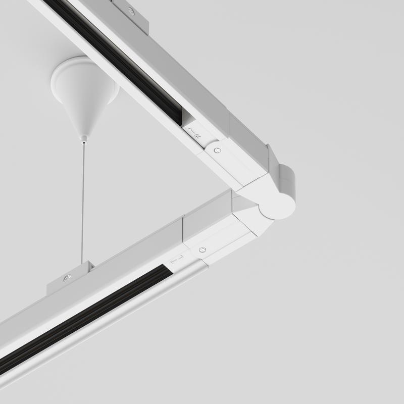  Коннектор поворотный шарнирный Trinity бел. Voltega TRA-VGL005CS-31W фото в каталоге от BTSprom.by