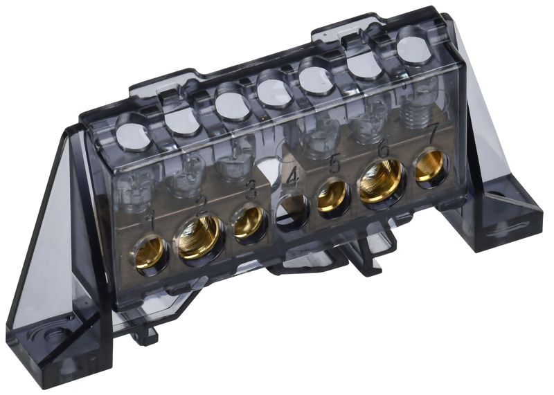 шина нулевая n в комб. изол. "стойка" 8х12-3+3-ч tekfor iek tf-nn20-33-dp-k02 от BTSprom.by