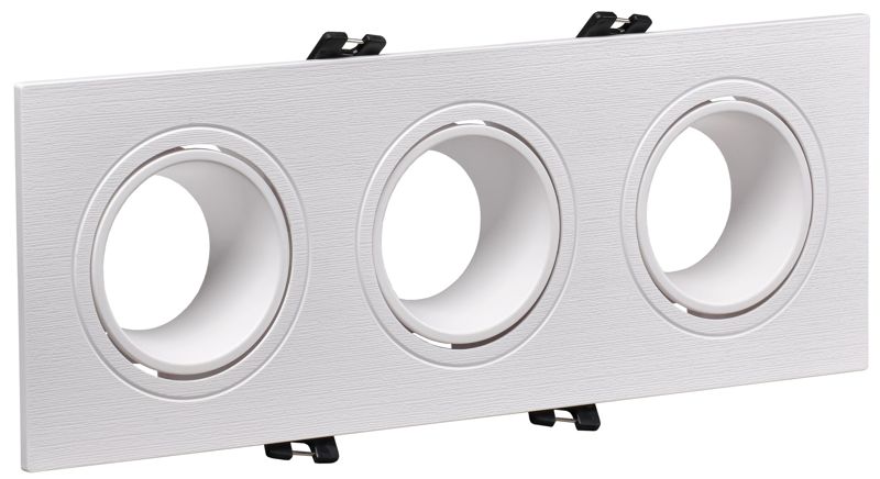 светильник 4103 встраиваемый 3хmr16 квадрат пласт. бел. iek lt-uvb0-4103-gu05-3-k01 от BTSprom.by