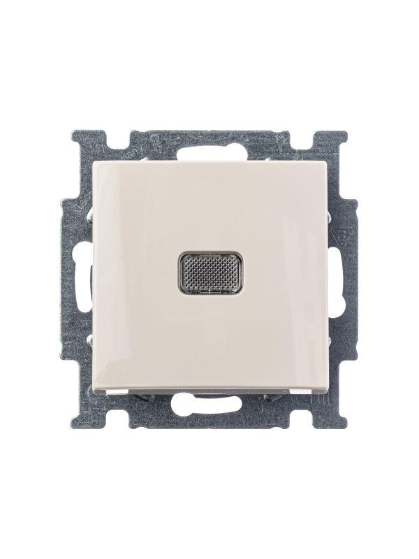  Выключатель 1-кл. 1п СП Basic 55 10А IP20 с клавишей с линзой подсветки с лампой механизм сл. кость ABB 2CKA001012A2156 фото в каталоге от BTSprom.by