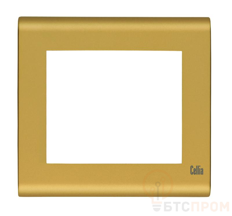Рамка 1-м матов. зол. Cellia Makel 2346701 фото в каталоге от BTSprom.by  Рамка 1-м матов. зол. Cellia Makel 2346701 фото в каталоге от BTSprom.by