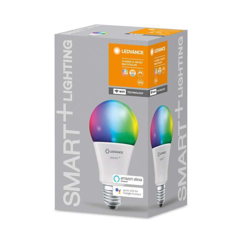 лампа светодиодная smart+ wifi classic multicolour 100 14вт/2700-6500к e27 ledvance 4058075485518 от BTSprom.by