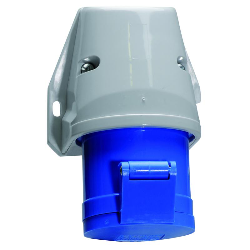розетка настенная 32а 3п 2p+e 6ч 230в ip44 92х94 quick-connect bals 11919 от BTSprom.by