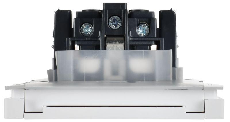  Розетка СП FORTE&PIANO 16А IP44 FP221 с заземл. защ. шторки с крышкой винт. крепл. бел. IEK FP-R16-16-44-K01 фото в каталоге от BTSprom.by