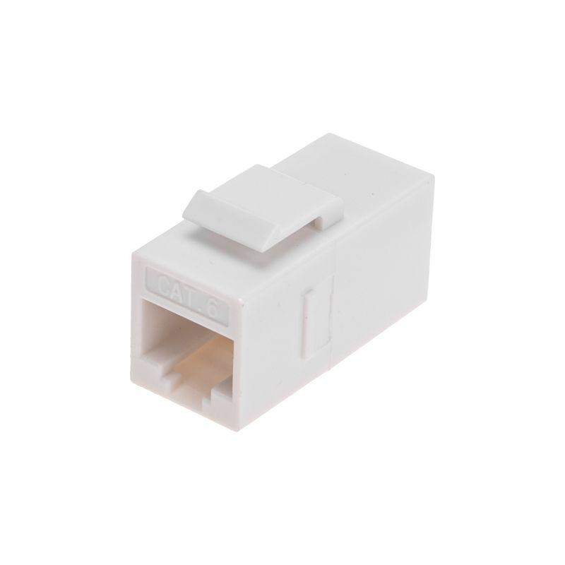 адаптер проходной keystone jack rj-45(8p8c) utp кат.6 pro rexant 02-0108 от BTSprom.by