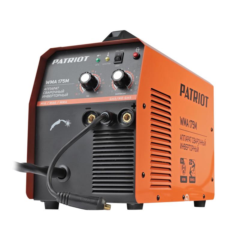 полуавтомат сварочный инверторный wma 175m mig/mag/mma patriot 605302150 от BTSprom.by