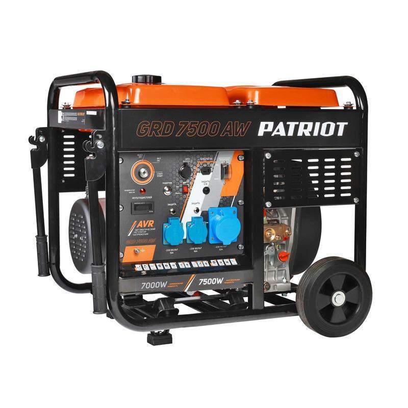 генератор дизельный grd 7500aw patriot 472702275 от BTSprom.by