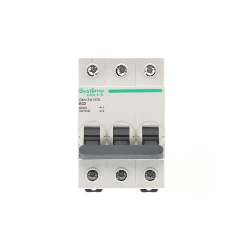  Выключатель автоматический 3п City9 Set (АВ) B 32А 6кА 400В SE C9F16332 фото в каталоге от BTSprom.by