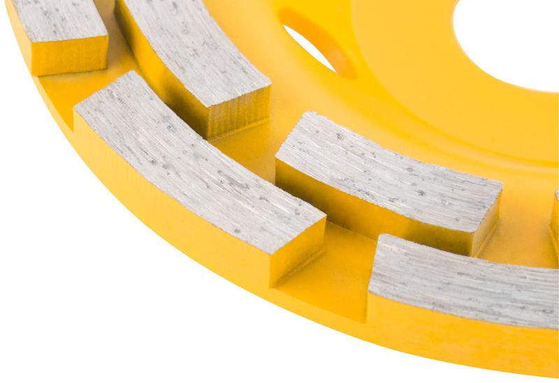  Диск шлифовальный алмазный посадочный диаметр 22.2мм сегментный двойн. ряд 125мм FIT 39517 фото в каталоге от BTSprom.by