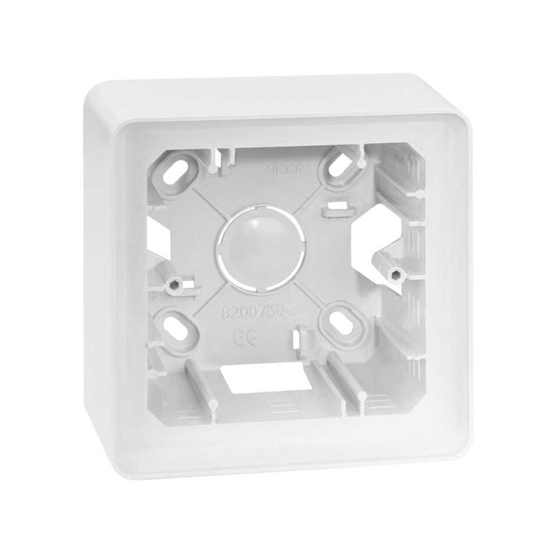 коробка наружной установки на 1 пост бел. simon82 detail 8200750-030 от BTSprom.by