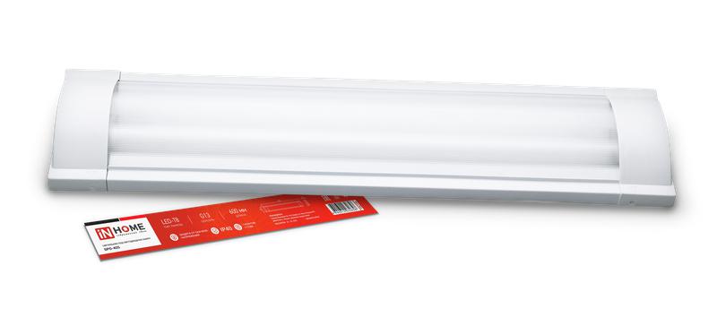 светильник spo-405 2xled-т8-600 g13 ip40 230в 600мм под светодиод. лампу in home 4690612032658 от BTSprom.by