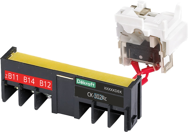 контакт сигнальный левый 1но1нз ск-303rc dekraft 28717dek от BTSprom.by