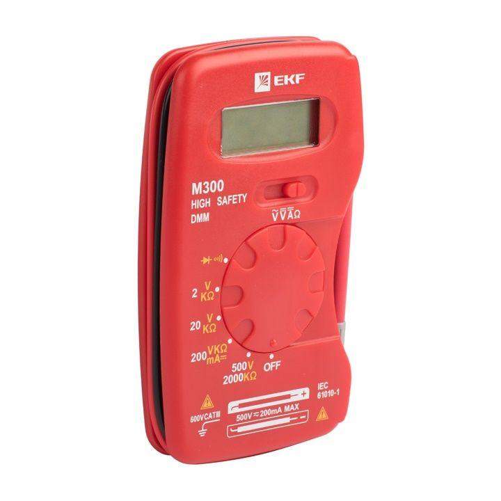 мультиметр цифровой m300 expert ekf in-180701-pm300 от BTSprom.by