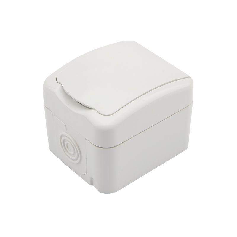 розетка 1-м оп mini og ip54 с заземл. керамика бел. kranz kr-78-0605 от BTSprom.by