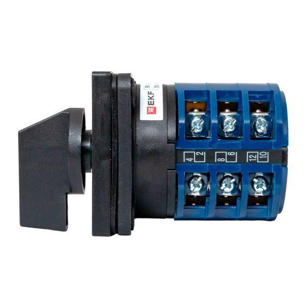  Переключатель кулачковый ПК-1-23 3п 32А "1-0-2" IP65 EKF pk-1-23-32-65 фото в каталоге от BTSprom.by