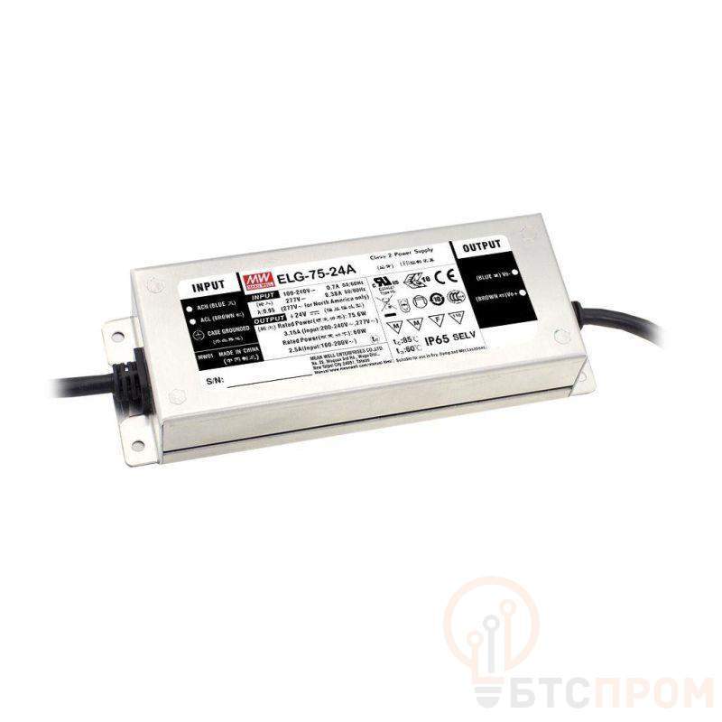 Драйвер 75Вт 24В для светодиодной ленты Meanwell IP67 DALI 180x63x35.5мм VARTON ELG-75-24DA-3Y фото в каталоге от BTSprom.by  Драйвер 75Вт 24В для светодиодной ленты Meanwell IP67 DALI 180x63x35.5мм VARTON ELG-75-24DA-3Y фото в каталоге от BTSprom.by