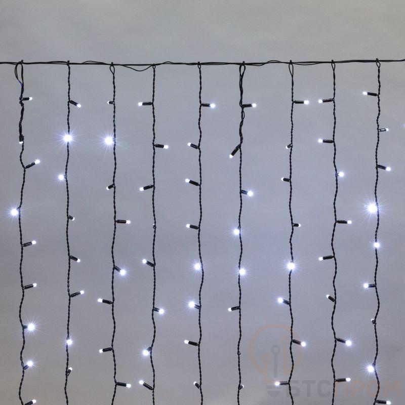Гирлянда светодиодная "Светодиодный Дождь" 2х1.5м 300LED бел. 23Вт 230В IP65 постоян. свечение провод черн. (нужен шнур питания 303-500) Neon-Night 235-125 фото в каталоге от BTSprom.by  Гирлянда светодиодная "Светодиодный Дождь" 2х1.5м 300LED бел. 23Вт 230В IP65 постоян. свечение провод черн. (нужен шнур питания 303-500) Neon-Night 235-125 фото в каталоге от BTSprom.by