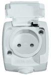  Розетка 1-м СП Рондо 16А IP44 250В с заземл. защ. шторки с крышкой бел. SchE RS16-126B-BI фото в каталоге от BTSprom.by