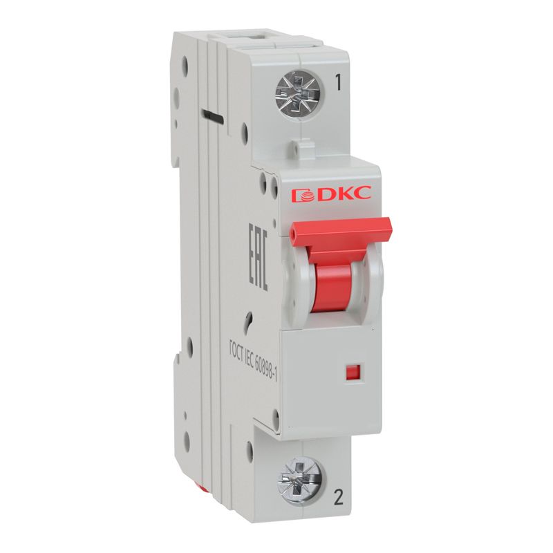 выключатель автоматический модульный 1п c 8а 10ка md63 yon md63-1c8-10 от BTSprom.by