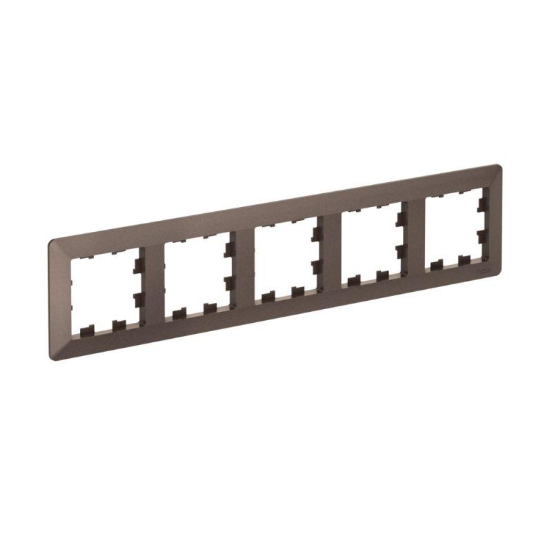 рамка 5-м atlasdesign air мокко/дым. черн. se atn220605 от BTSprom.by