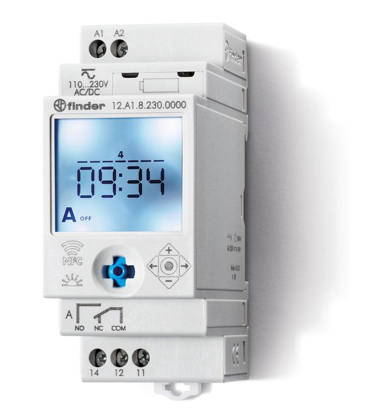 реле времени цифровое недельное astro 16а 110…230в ac/dc 1co ip20 монтаж на рейку 35мм nfc finder 12a182300000 от BTSprom.by