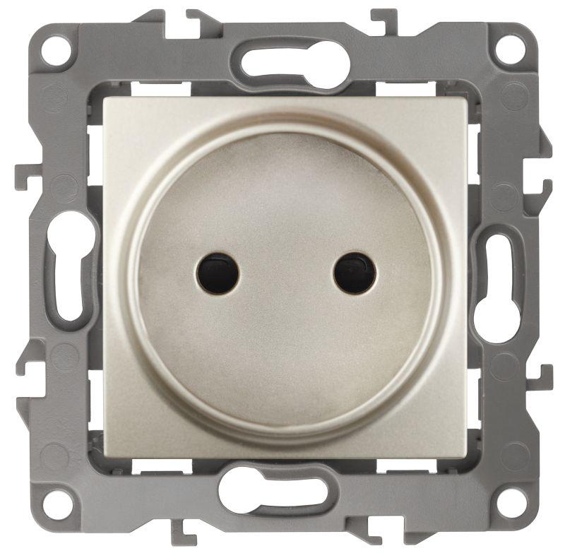 розетка 1-м сп эра12 12-2105-04 16а ip20 16ax 250в 2p механизм шампань эра б0018257 от BTSprom.by