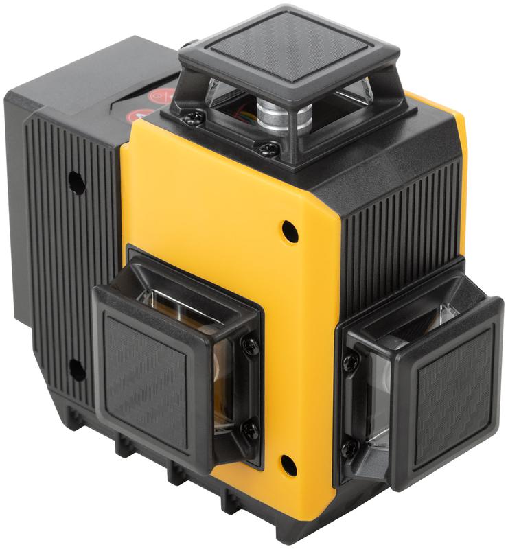 уровень лазерный аккумуляторный самоуспокаивающийся li-ion мультипризменный 3х360град. зел. луч диапазон 20м fit 18670 от BTSprom.by