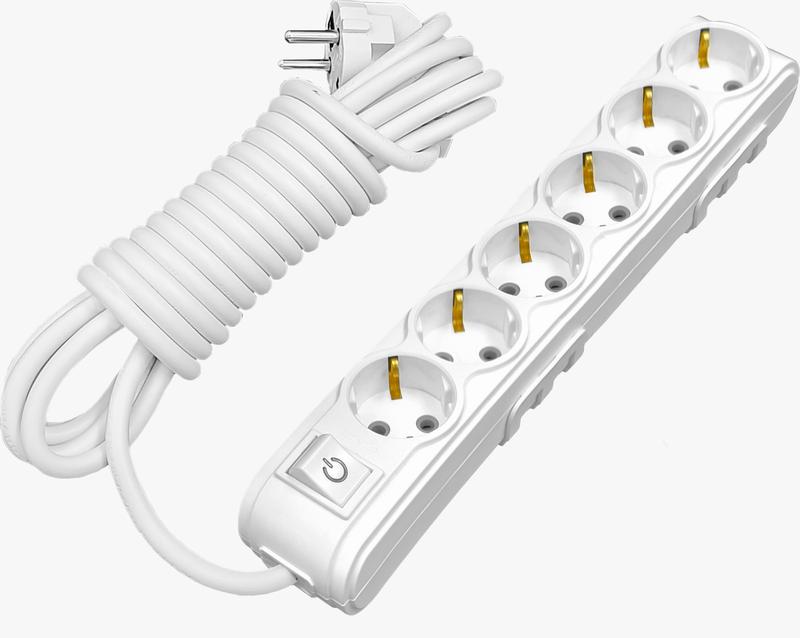 удлинитель 6х3м с защитой от детей motto с/з и выкл. arvia 35 01 1006 503 от BTSprom.by