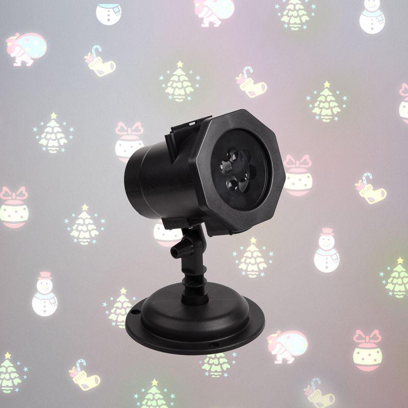  Проектор светодиодный 4LED RGBW 4Вт 12В IP44 12 сменных слайдов Neon-Night 601-262 фото в каталоге от BTSprom.by