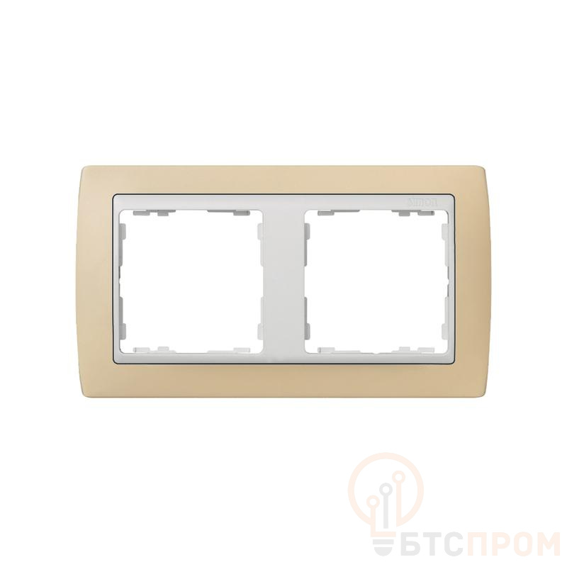 Рамка 2-м Simon82 пастель крем./бел. Simon 82621-31 фото в каталоге от BTSprom.by  Рамка 2-м Simon82 пастель крем./бел. Simon 82621-31 фото в каталоге от BTSprom.by