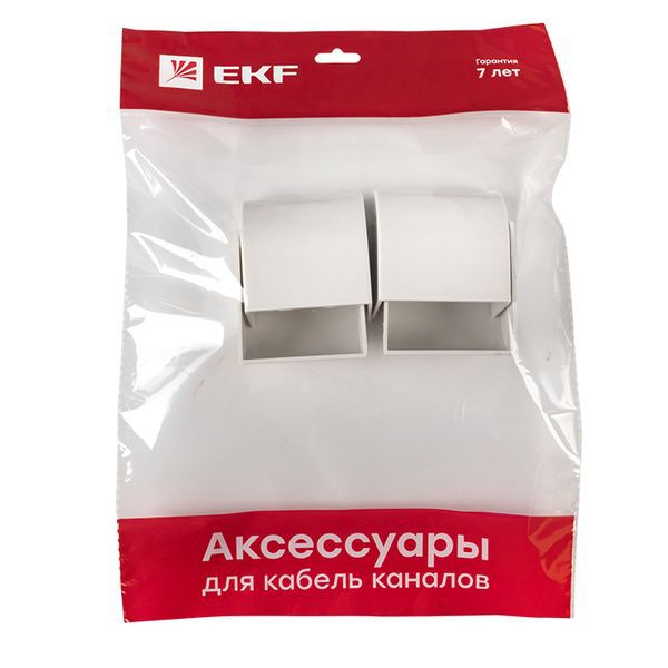  Заглушка 60х40 бел. Plast PROxima (уп.4шт) EKF ecw-60-40x4 фото в каталоге от BTSprom.by