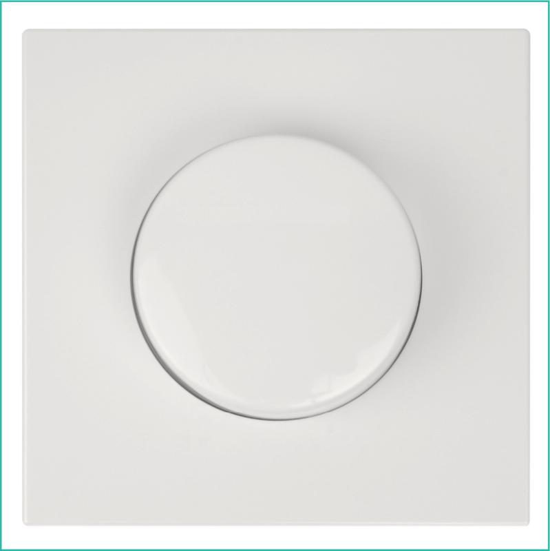 светорегулятор поворотно-нажимной (диммер) сп fd led 30-400вт 1gang 2way с накладкой механизм сахара jasmart fd4012sh от BTSprom.by