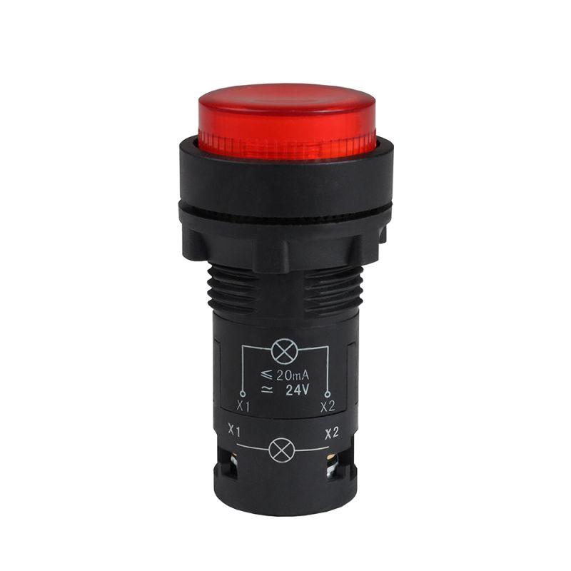 кнопка с подсветкой optisignal compact d22 с7-pl-b401 красн. 1нз 24в ac/dc xb7nw34b2 кэаз 362086 от BTSprom.by