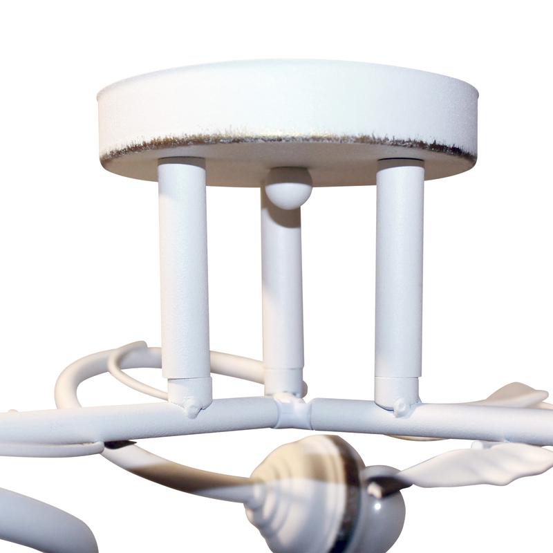  Светильник "Бонни" 131 (плафон П0472) НПБ 01-3х60-205 Е27 ИУ бел. зол. Элетех 1005404778 фото в каталоге от BTSprom.by