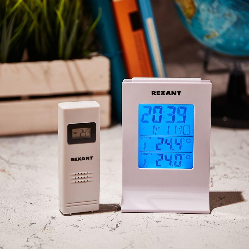  Метеостанция с беспроводным выносным датчиком Rexant 70-0595 фото в каталоге от BTSprom.by