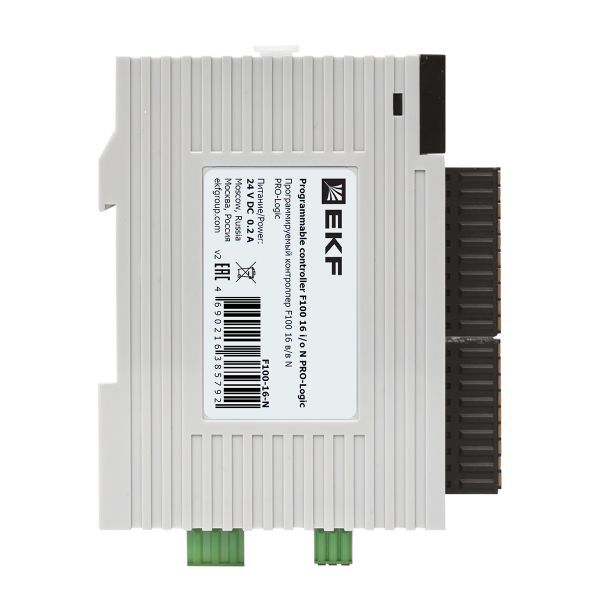  Контроллер программируемый F100 16 в/в N PRO-Logic PROxima EKF F100-16-N фото в каталоге от BTSprom.by