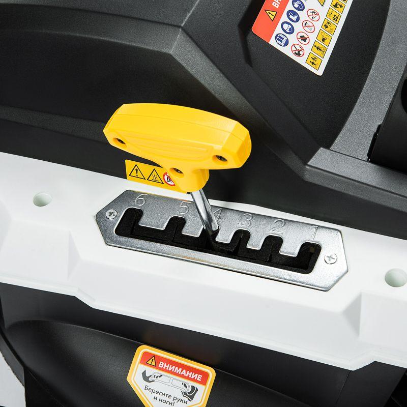  Газонокосилка электрическая KR-2000 2000Вт Ш=42см 6 уровней 45л Kranz KR-16-1241 фото в каталоге от BTSprom.by