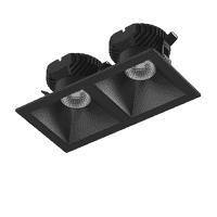  Рамка двойная для серии COMBO 3 квадратная черн. SWG PRO 00-00004195 фото в каталоге от BTSprom.by