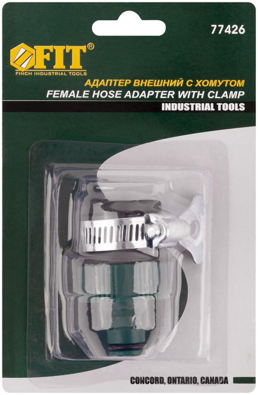  Адаптер внешний пластиковый с хомутом FIT 77426 фото в каталоге от BTSprom.by