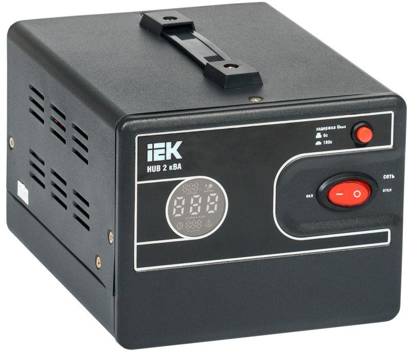 стабилизатор напряжения 1ф 2ква hub переносной iek ivs21-1-002-13 от BTSprom.by