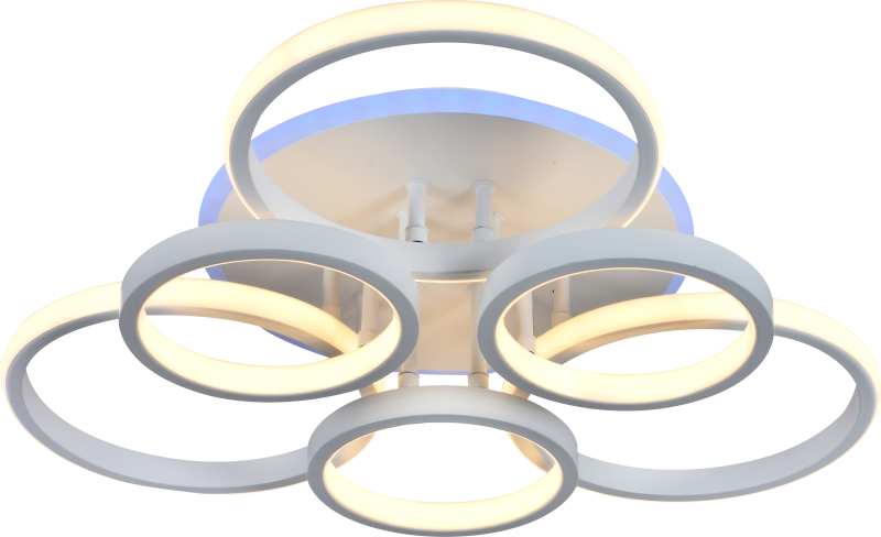 светильник светодиодный paula 6088-106 90вт + 8вт 4000к-6000к потолочн. модерн с пультом rivoli б0052409 от BTSprom.by